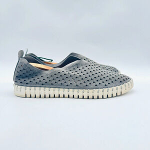 Ilse Jacobsen Shoes Womens 41 US 11 Gray Slip On Tulip Flats Comfort Loafers